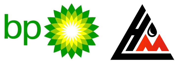 Логотипы АЗС BP и АЗС Нефтьмагистраль