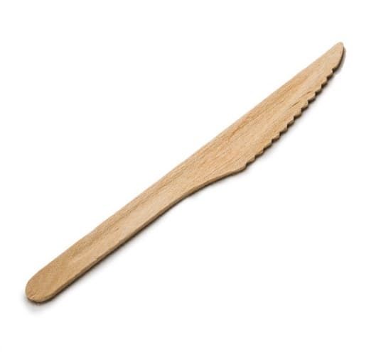 Нож одноразовый деревянный